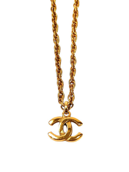 CHANEL シャネル ヴィンテージココマークチェーンネックレス ゴールド 管理番号：11675