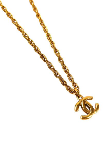 CHANEL シャネル ヴィンテージココマークチェーンネックレス ゴールド 管理番号：11675