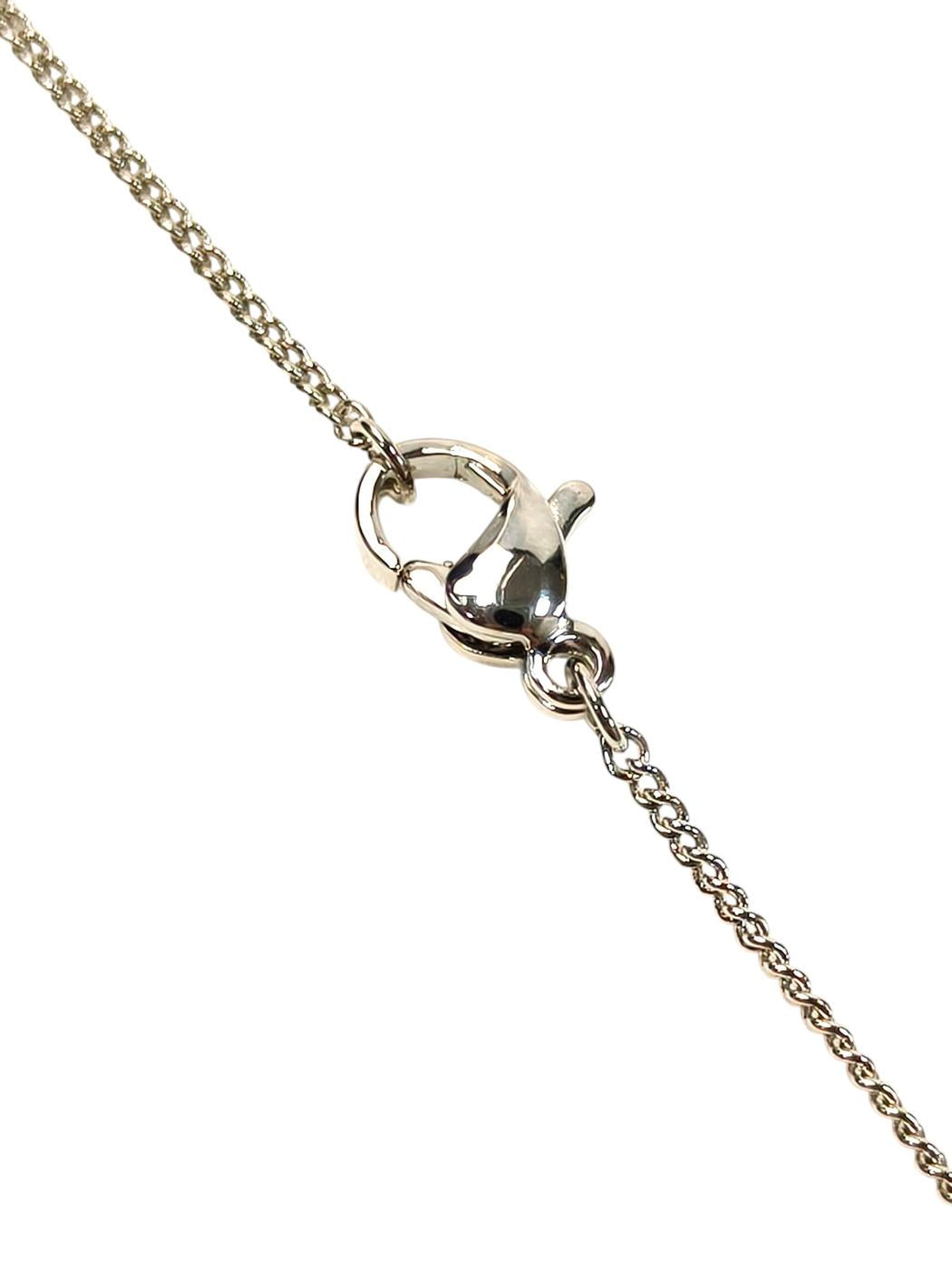 CHANEL Coco Mark 2003 Necklace with Comment Black Management number: 11676