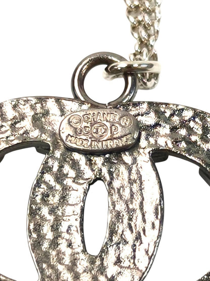 CHANEL Coco Mark 2003 Necklace with Comment Black Management number: 11676