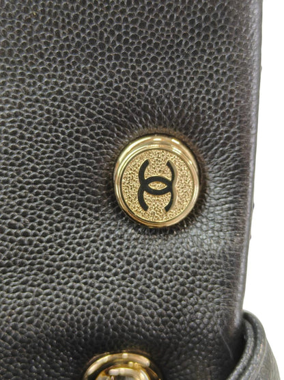 CHANEL シャネル マトラッセ ココマーク マルチポケット リュック ブラック 管理番号：11693