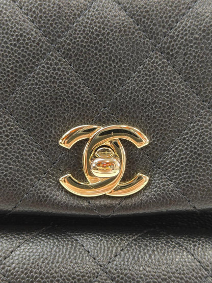 CHANEL シャネル マトラッセ ココマーク マルチポケット リュック ブラック 管理番号：11693