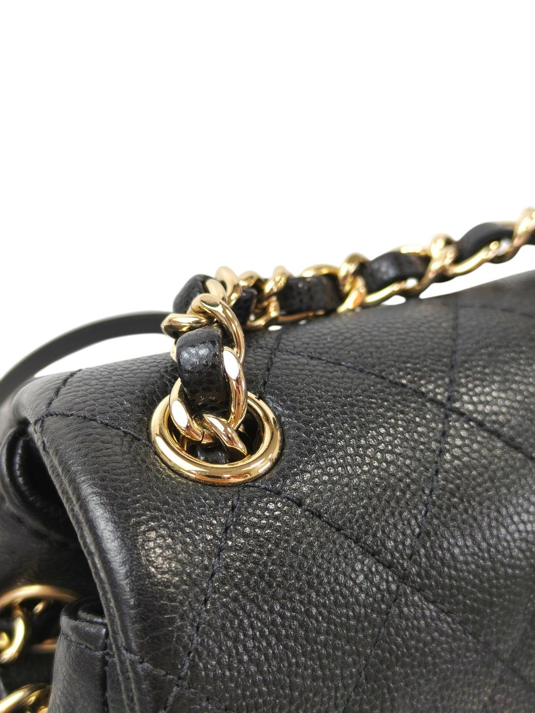 CHANEL シャネル マトラッセ ココマーク マルチポケット リュック ブラック 管理番号：11693