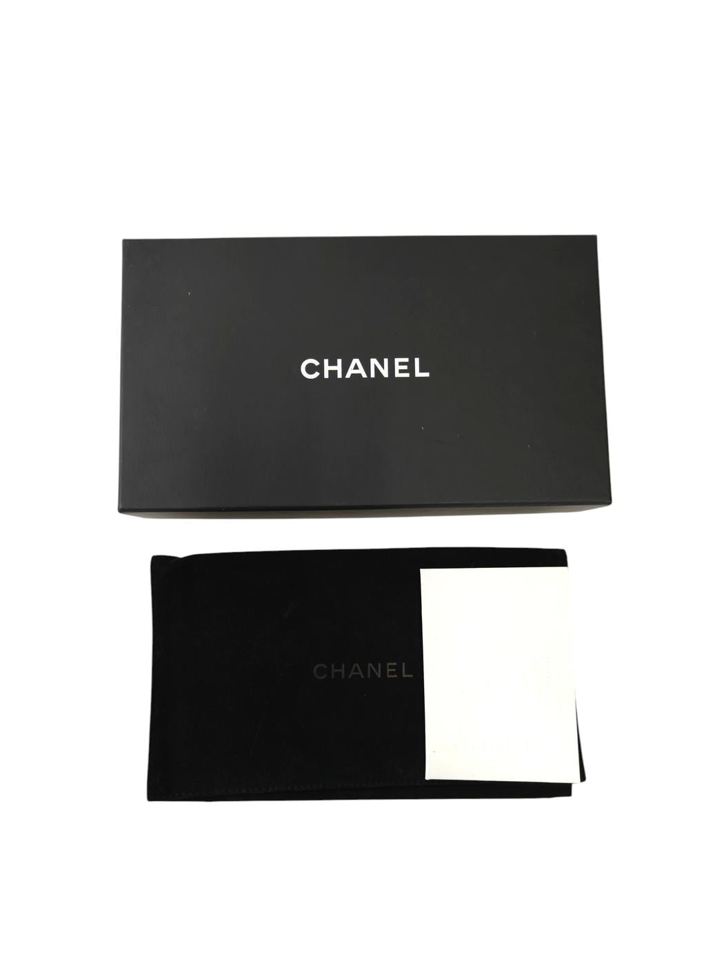 CHANEL Coco Mark Round Zip Long Wallet, Series 19, Caviar Skin Grained Calfskin, Black, 2014, Control Number: 11734