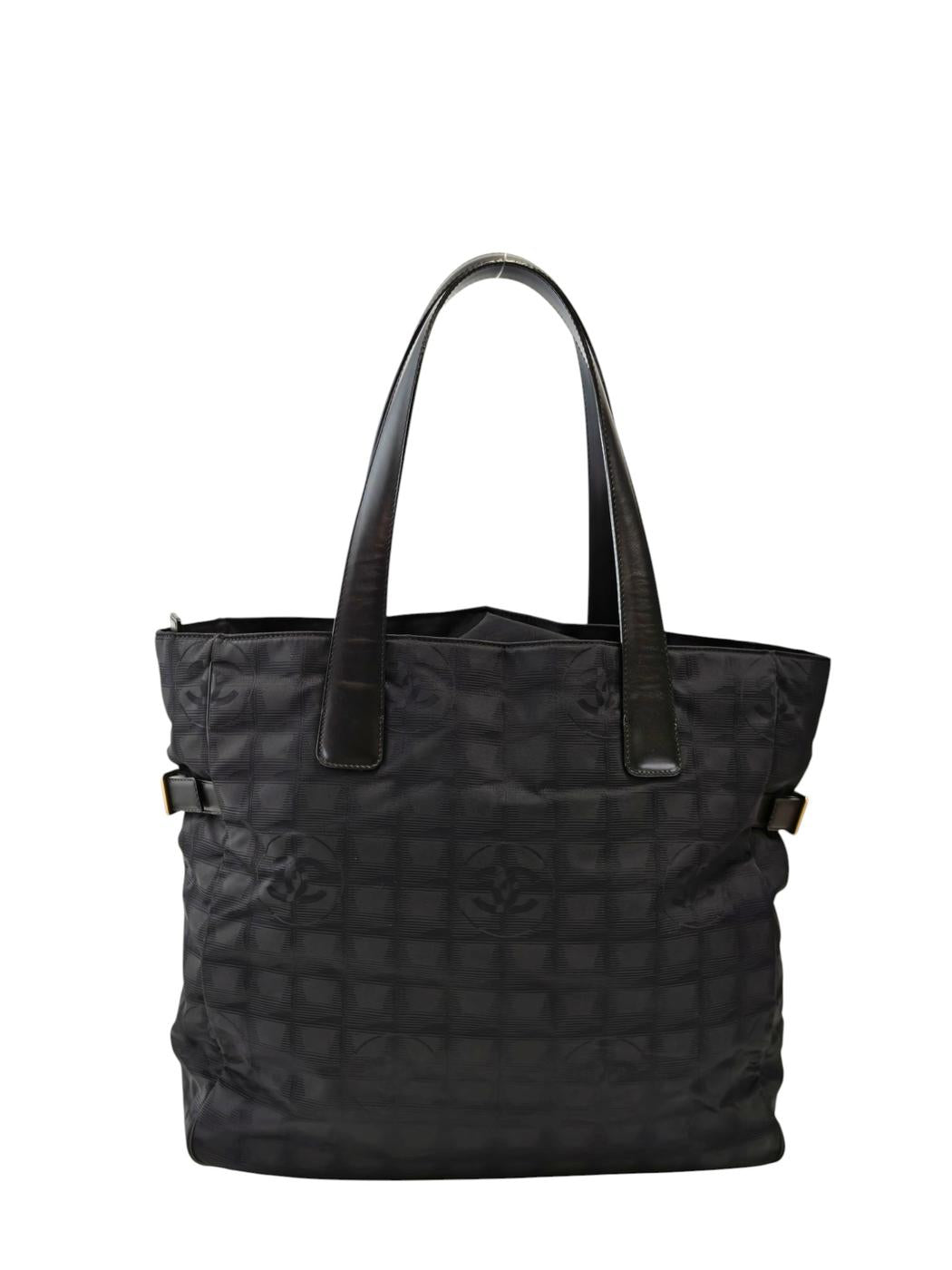 CHANEL シャネル ニュートラベルライントートGM トートバッグ 黒 管理番号：11769