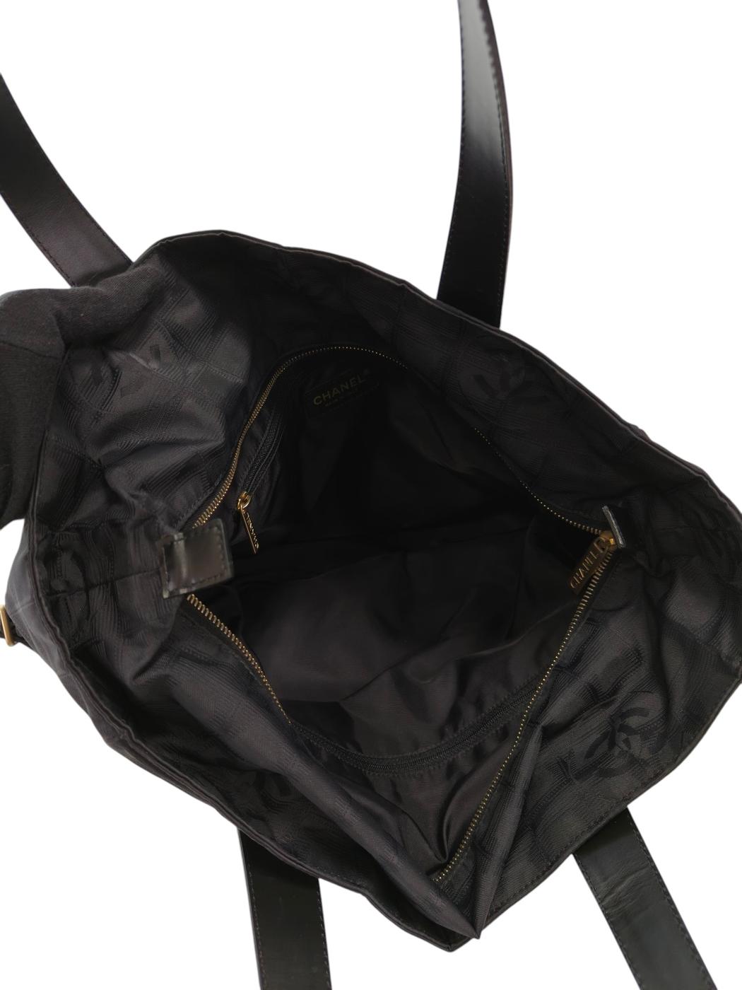 CHANEL シャネル ニュートラベルライントートGM トートバッグ 黒 管理番号：11769