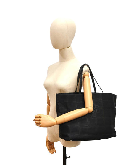 CHANEL New Travel Line Tote, Serial No. 12, Tote Bag, Black, Reference No.: 11810