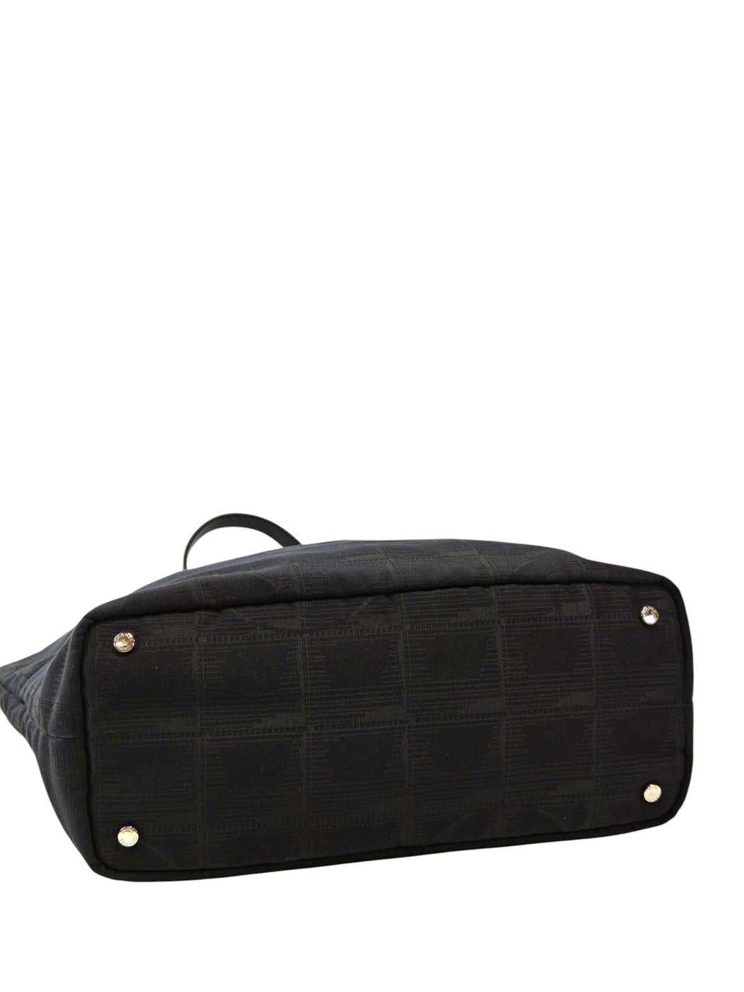 CHANEL New Travel Line Tote, Serial No. 12, Tote Bag, Black, Reference No.: 11810