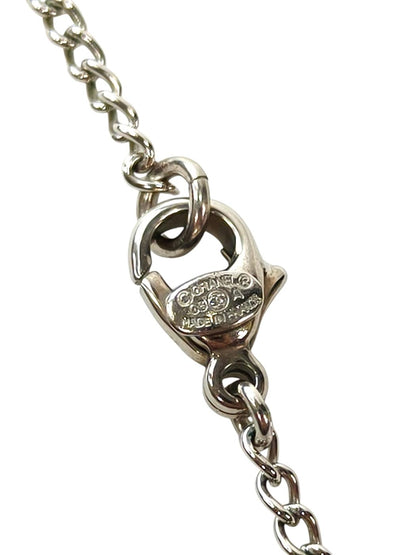 CHANEL Coco Mark Silver Necklace with Collection Plate 03A, Silver, Reference Number: 11817