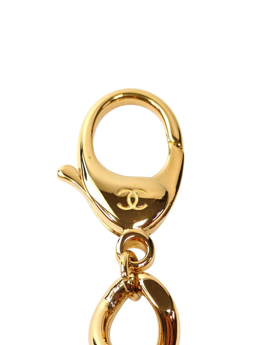 CHANEL Coco Mark Pink Fur Keychain B24C Gold Hardware Management Number: 11822