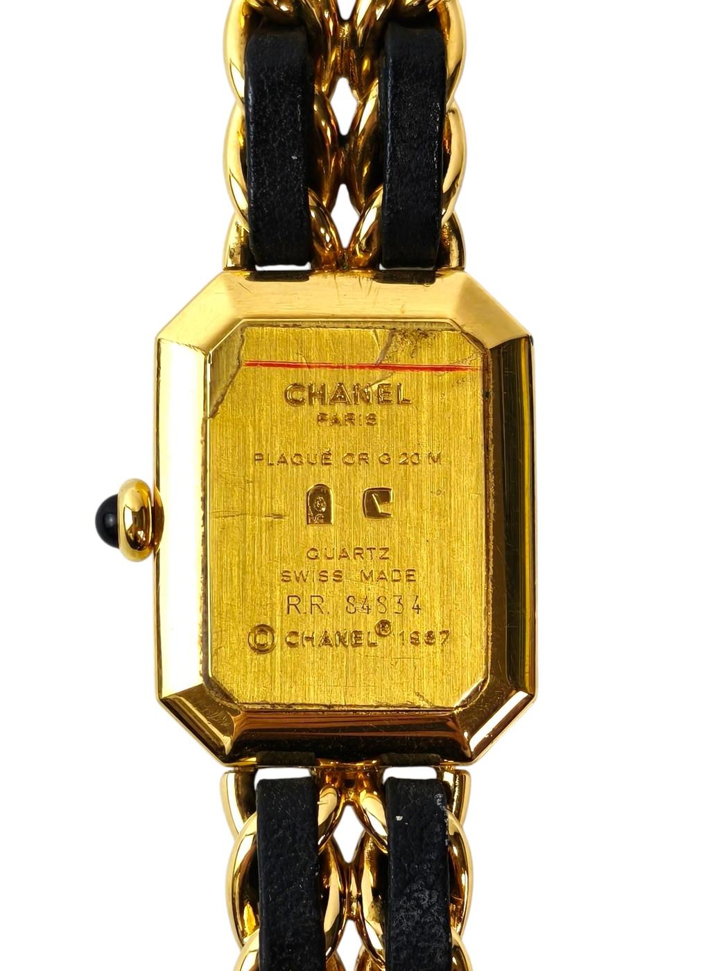 CHANEL 香奈儿 Première M号 H0001 腕表 黑金配 管理编号：11840