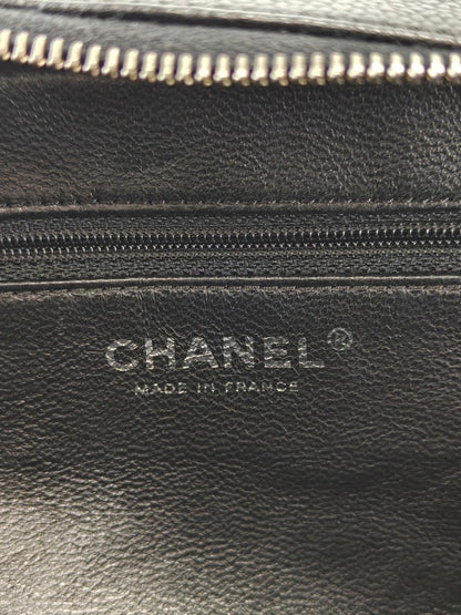 香奈儿 (CHANEL) 双C标志 菱格纹 鱼子酱牛皮 12系列 肩背包 黑色 2008年左右 管理编号：11851