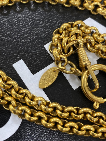 CHANEL Vintage Coco Mark Logo Necklace Control Number: 1326
