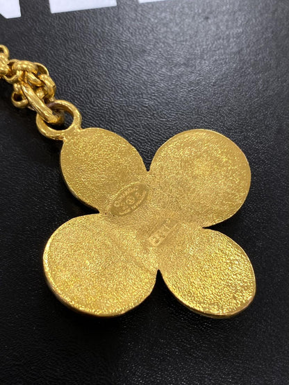 CHANEL Vintage Coco Mark Logo Necklace Control Number: 1326