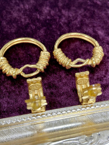 CHANEL シャネル ヴィンテージ フープ イヤリング 管理番号：1497