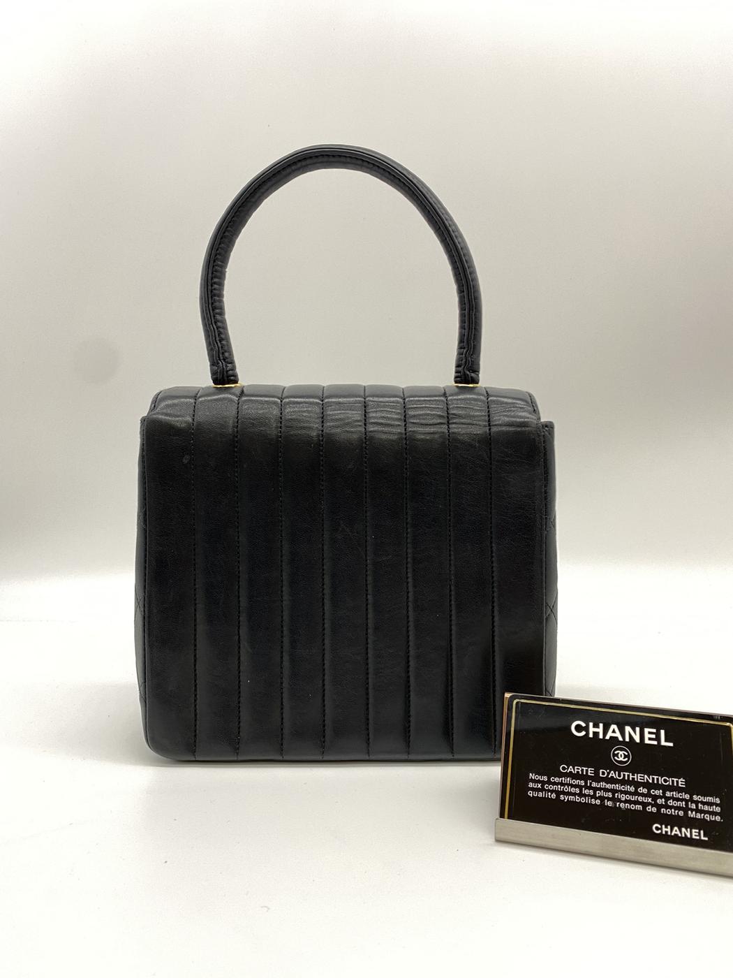 CHANEL Matelasse Mademoiselle Coco Mark Lambskin Handbag Reference Number: 2373