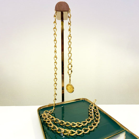 CHANEL シャネル ヴィンテージ チェーンベルト ネックレス 管理番号：2567