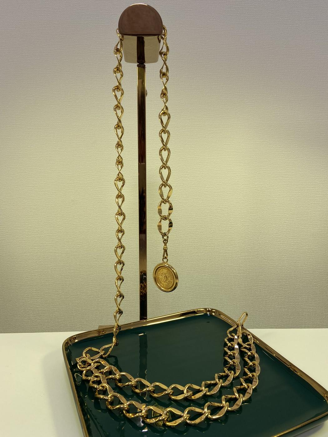 CHANEL Vintage Chain Belt Necklace Control Number: 2567