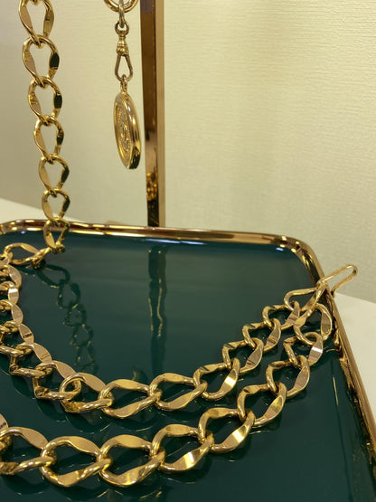 CHANEL Vintage Chain Belt Necklace Control Number: 2567