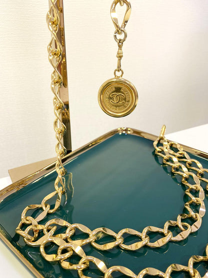 CHANEL Vintage Chain Belt Necklace Control Number: 2567