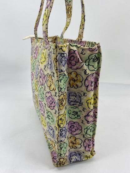 香奈儿山茶花迷你手提包/单肩包，山茶花和Coco标志印花，参考编号：6513