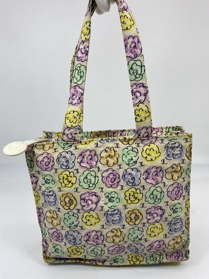 香奈儿山茶花迷你手提包/单肩包，山茶花和Coco标志印花，参考编号：6513