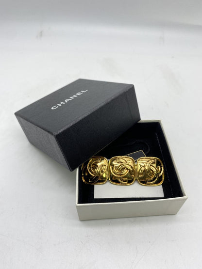 シャネル ココマーク ピンブローチ トリプル 94P ヴィンテージ ゴールド 管理番号：7884