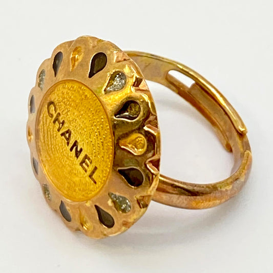 シャネル CHANEL 指輪 リング ロゴ フラワーモチーフ 99A 管理番号：8261