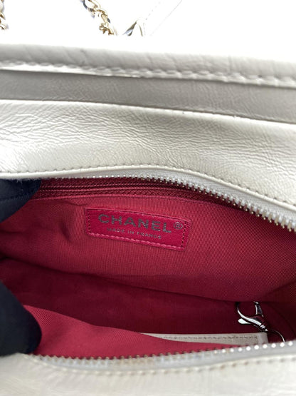 シャネル ガブリエル・ドゥ・スモールホーボーバッグ ショルダーバッグ ツイード ホワイト CHANEL A91810 管理番号：8803