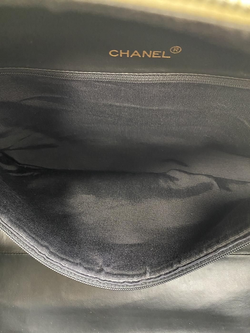 CHANEL シャネル スポーツライン マトラッセ ボストン バッグ レザー 黒 A05943 管理番号：8905