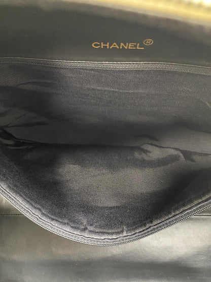 CHANEL シャネル スポーツライン マトラッセ ボストン バッグ レザー 黒 A05943 管理番号：8905