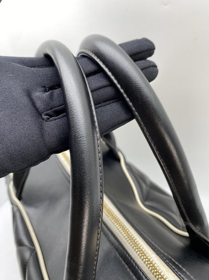 CHANEL シャネル スポーツライン マトラッセ ボストン バッグ レザー 黒 A05943 管理番号：8905