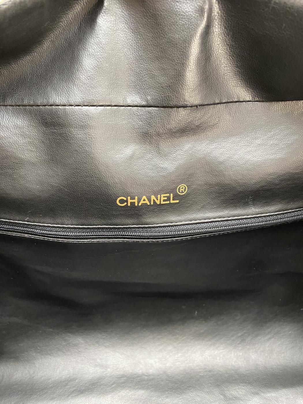 CHANEL シャネル スポーツライン マトラッセ ボストン バッグ レザー 黒 A05943 管理番号：8905