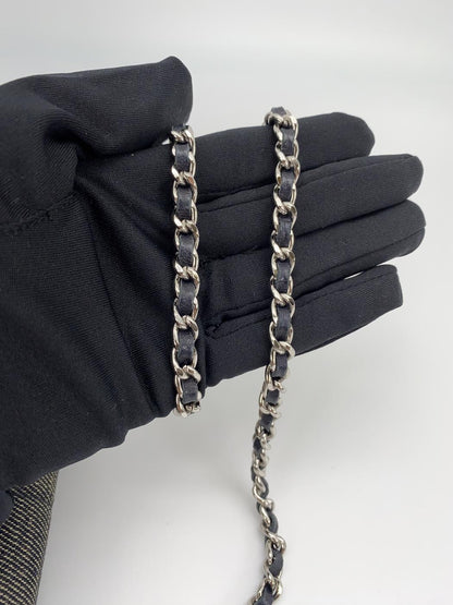 Chanel CHANEL Choco Bar Denim Shoulder Bag Chain Shoulder Control Number: 9084