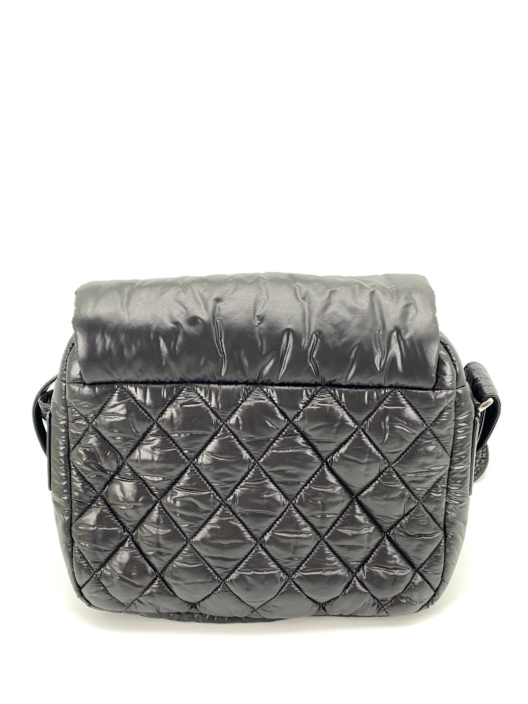 CHANEL シャネル コココクーン ショルダーバッグ 斜め掛け ナイロン 黒 A48616  管理番号：9259