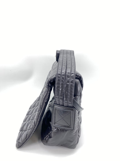 CHANEL シャネル コココクーン ショルダーバッグ 斜め掛け ナイロン 黒 A48616  管理番号：9259