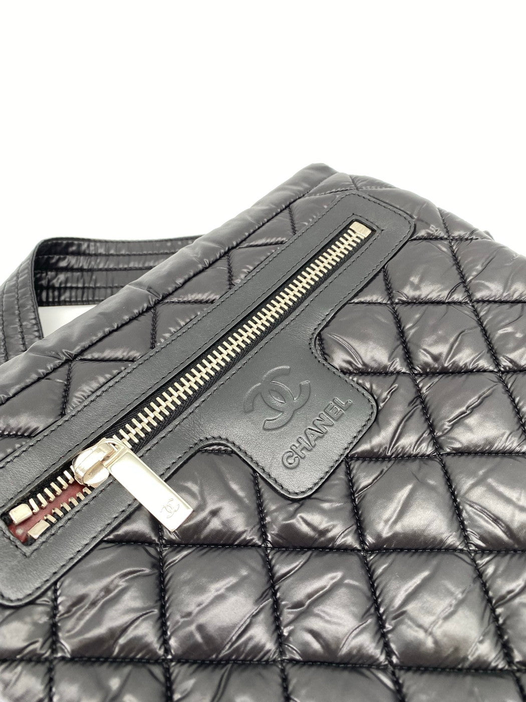 CHANEL シャネル コココクーン ショルダーバッグ 斜め掛け ナイロン 黒 A48616  管理番号：9259