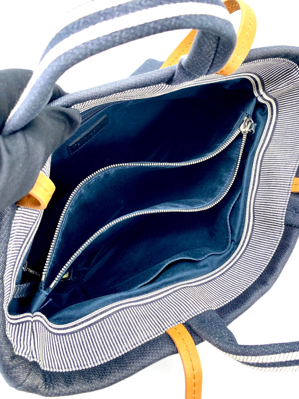 CHANEL シャネル ココマーク デニム 2WAY トートバッグ ショルダーバッグ A92240 管理番号：9398