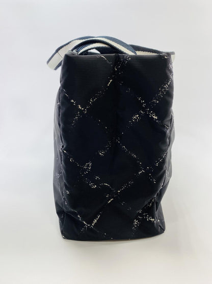 CHANEL シャネル A11833 トラベルライントートMM ハンドバッグ ブラック トートバッグ ナイロン 管理番号：9667