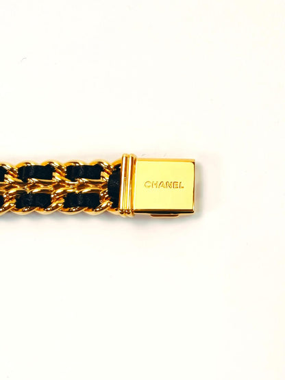 香奈儿 Premiere 系列腕表，S 码，H0001，黄金材质，黑色表盘，石英机芯，参考编号：9758