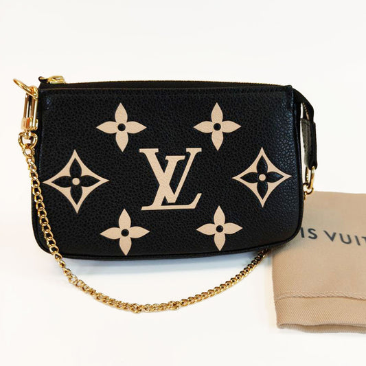 LOUIS VUITTON ルイ・ヴィトン ミニポシェット アクセソワール M80732 アクセサリーポーチ ブラック 管理番号：10138