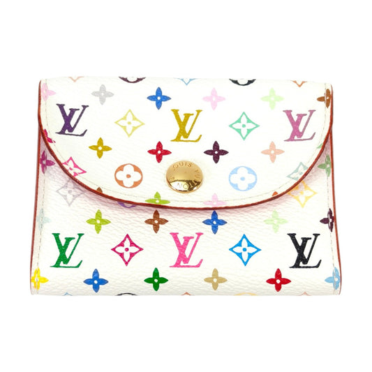 LOUIS VUITTON ルイ ヴィトン モノグラム マルチカラー アンヴェロップ カルト ドゥ ヴィジット カードケース 財布 名刺入れ ブロン 管理番号：10451