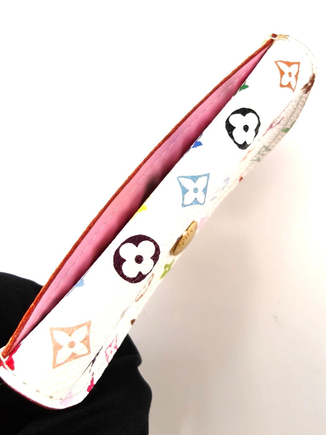 LOUIS VUITTON ルイ ヴィトン モノグラム マルチカラー アンヴェロップ カルト ドゥ ヴィジット カードケース 財布 名刺入れ ブロン 管理番号：10451