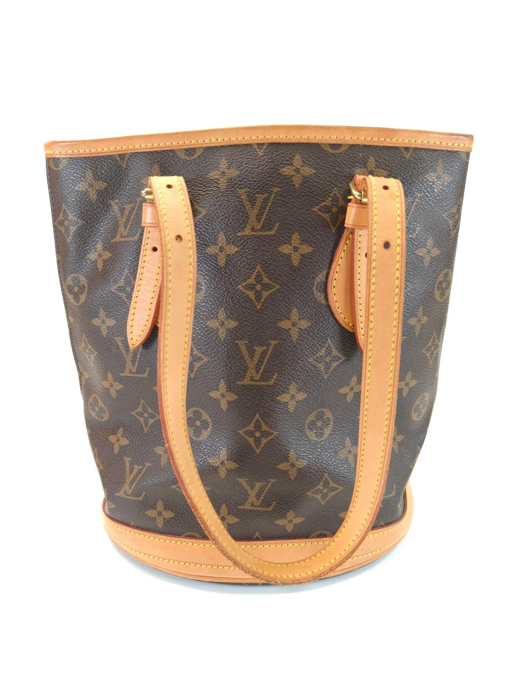 LOUIS VUITTON ルイヴィトン バケットPM モノグラム トートバッグ ブラウン 管理番号：10529