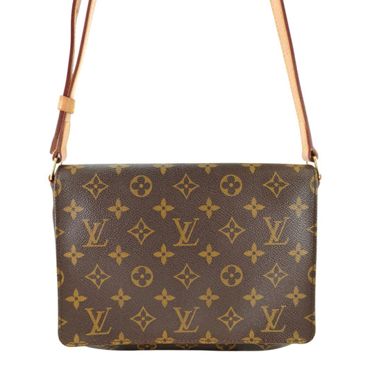 LOUIS VUITTON Musette Tango Short Shoulder Bag Monogram Brown Model number: 10584