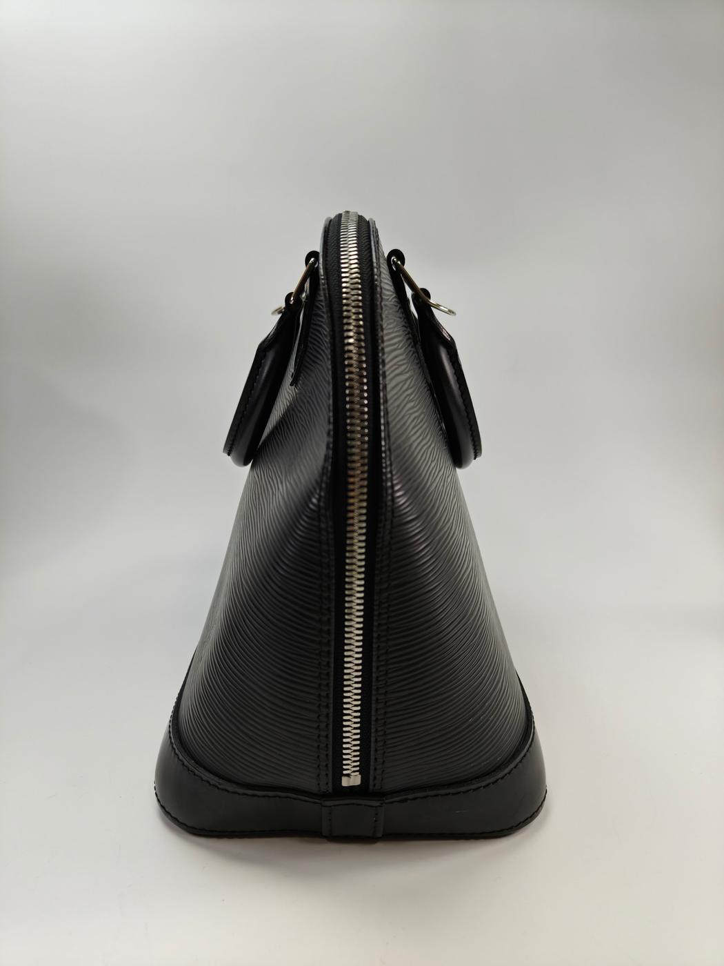 路易威登 LOUIS VUITTON Epi Alma PM 手提包 托特包 黑色 型号：10795