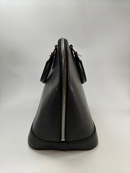 路易威登 LOUIS VUITTON Epi Alma PM 手提包 托特包 黑色 型号：10795