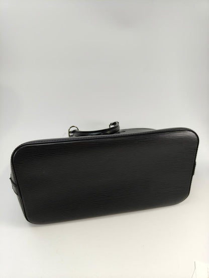 路易威登 LOUIS VUITTON Epi Alma PM 手提包 托特包 黑色 型号：10795