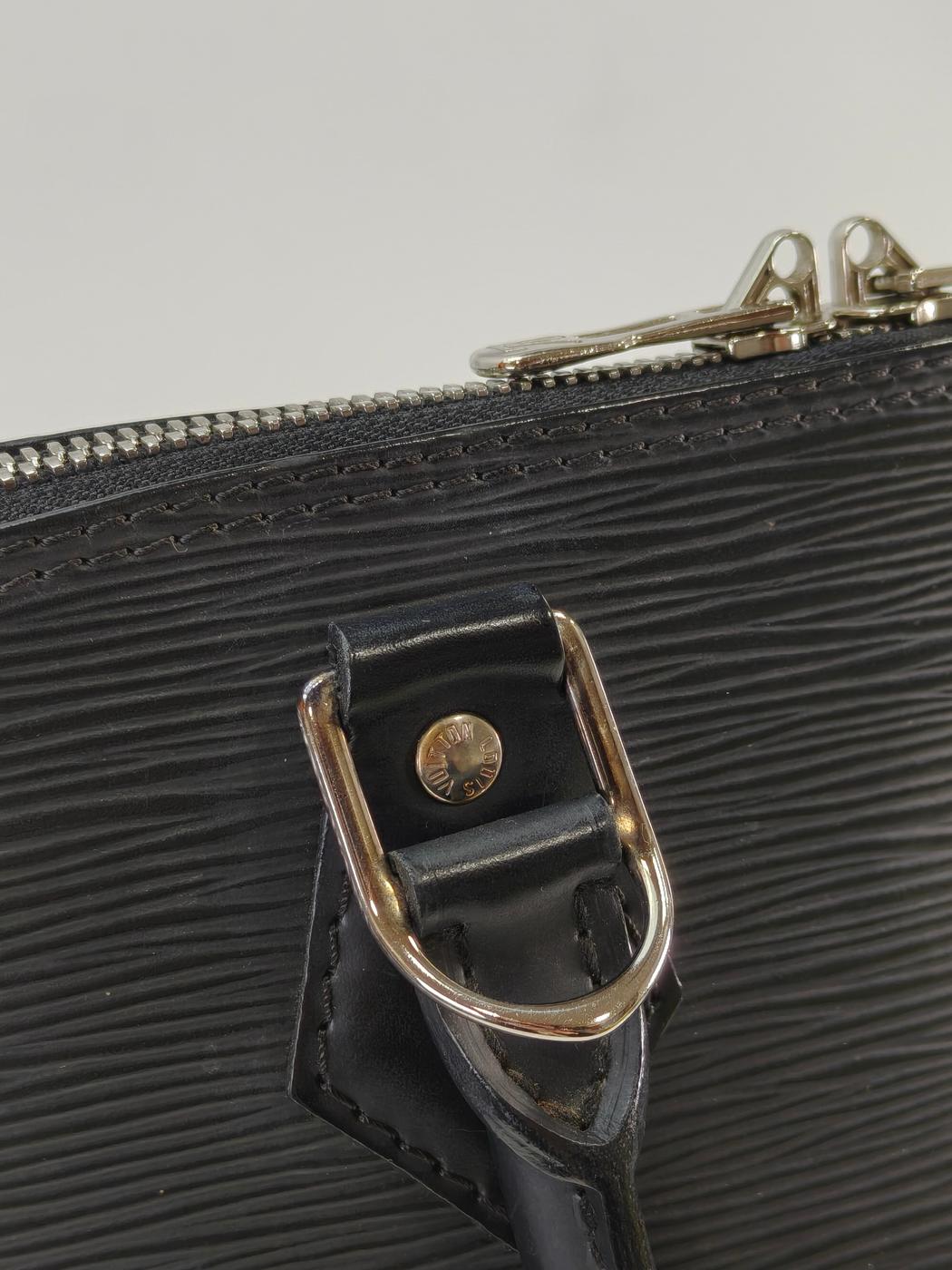 路易威登 LOUIS VUITTON Epi Alma PM 手提包 托特包 黑色 型号：10795