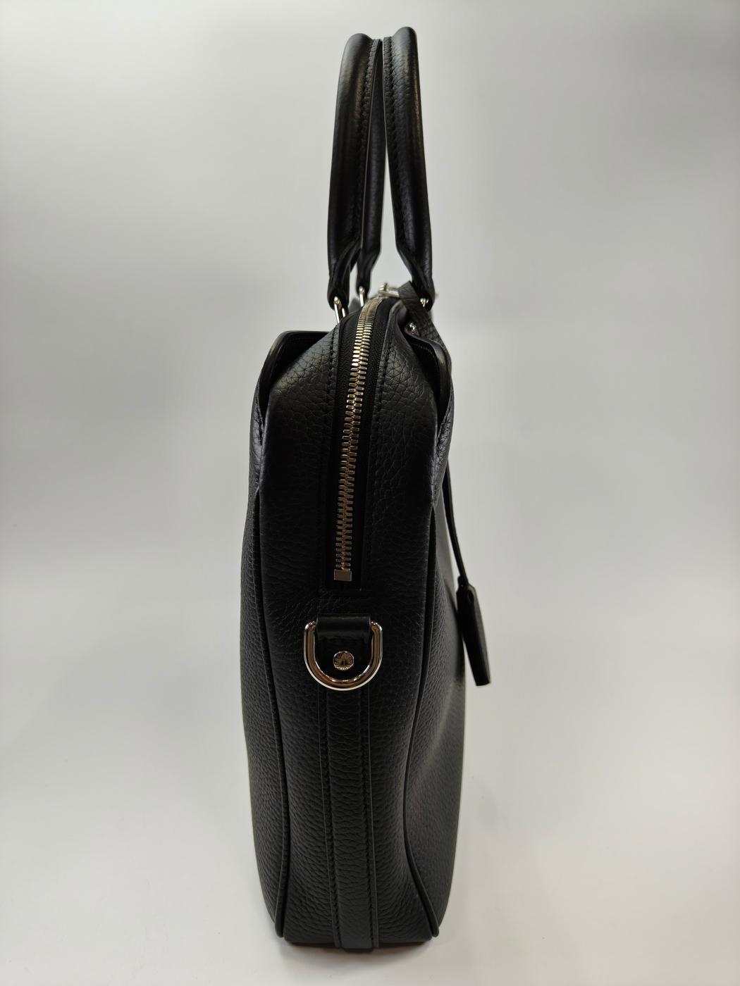 Louis Vuitton Armande Briefcase MM 2-Way Business Bag Shoulder Bag Black Serial Number: 10856